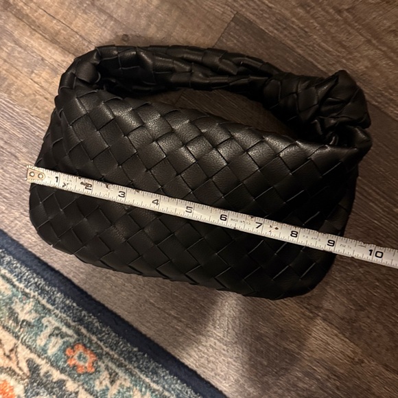 Fashion I repeat this is fashion!!! Bottega Veneta Black Intrecciato Mini Bag - Picture 6 of 8